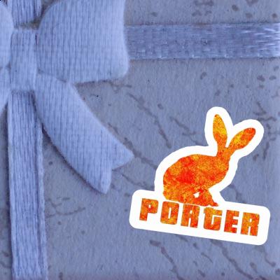 Aufkleber Porter Hase Image