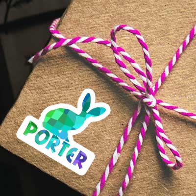 Porter Aufkleber Kaninchen Gift package Image