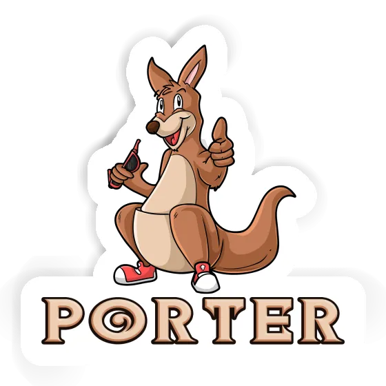 Sticker Porter Känguru Image