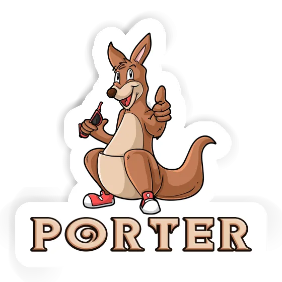 Sticker Porter Känguru Gift package Image