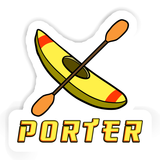 Sticker Porter Canoe Image