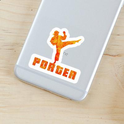 Sticker Porter Karateka Gift package Image