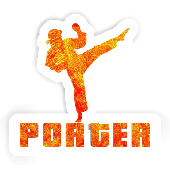 Sticker Porter Karateka Image
