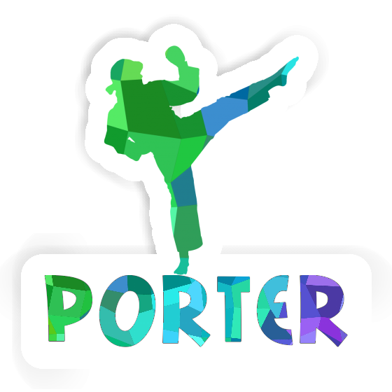 Sticker Porter Karateka Image