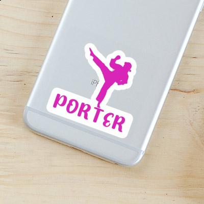 Sticker Porter Karateka Notebook Image