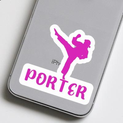 Sticker Porter Karateka Notebook Image