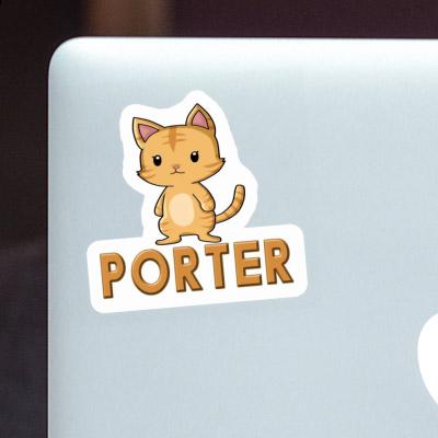 Aufkleber Kätzchen Porter Gift package Image