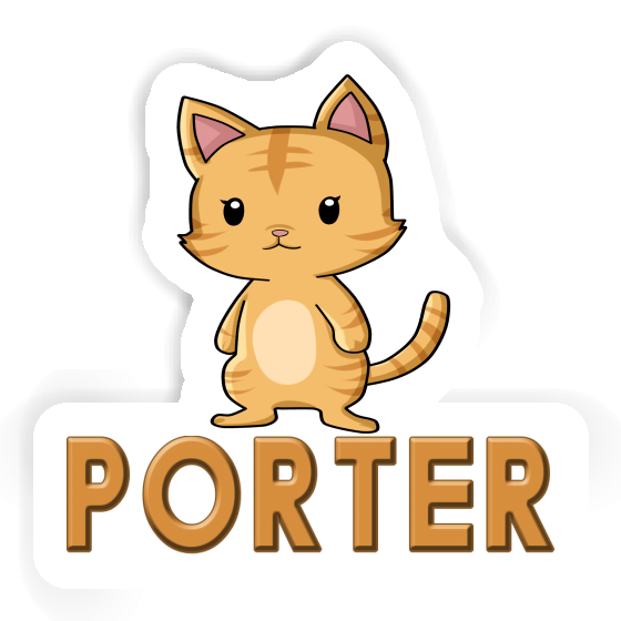 Autocollant Porter Chaton Gift package Image