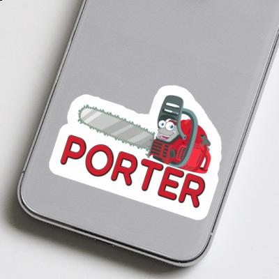 Porter Sticker Chainsaw Notebook Image