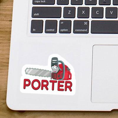 Porter Sticker Chainsaw Laptop Image