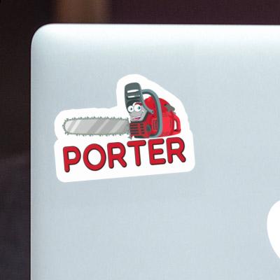 Porter Sticker Chainsaw Laptop Image