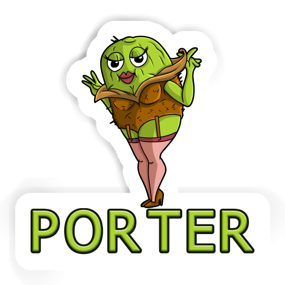 Sticker Porter Kiwi Notebook Image
