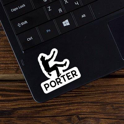 Climber Sticker Porter Laptop Image