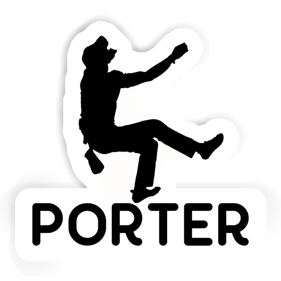 Climber Sticker Porter Laptop Image
