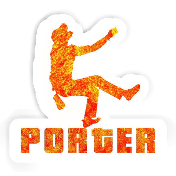 Porter Aufkleber Kletterer Gift package Image