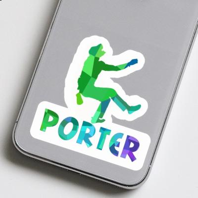 Kletterer Sticker Porter Laptop Image