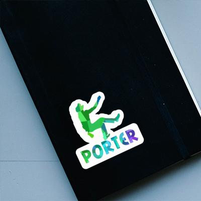 Kletterer Sticker Porter Laptop Image