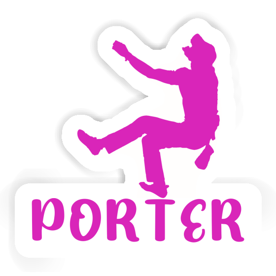 Aufkleber Porter Kletterer Laptop Image