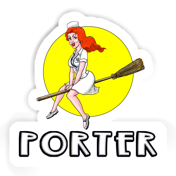 Porter Sticker Nurse Laptop Image