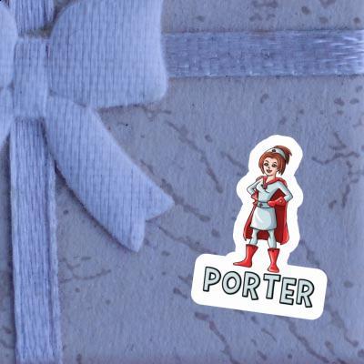 Sticker Nurse Porter Gift package Image