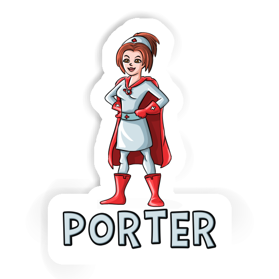 Sticker Nurse Porter Notebook Image