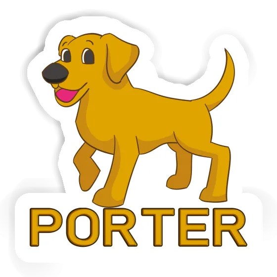 Porter Sticker Dog Notebook Image