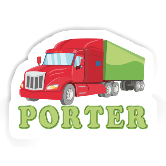 Porter Sticker Truck Laptop Image