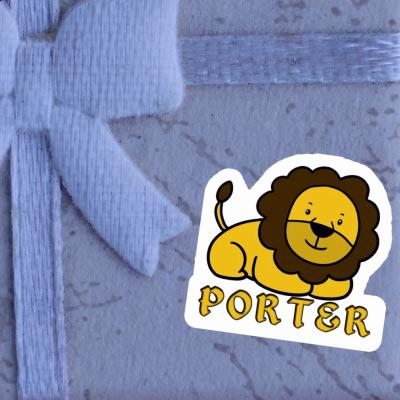 Lion Sticker Porter Image