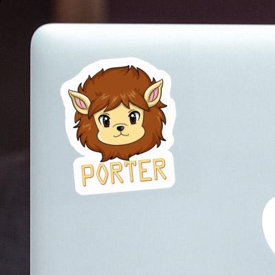 Sticker Porter Lion Gift package Image
