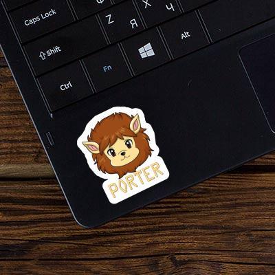 Sticker Porter Lion Notebook Image