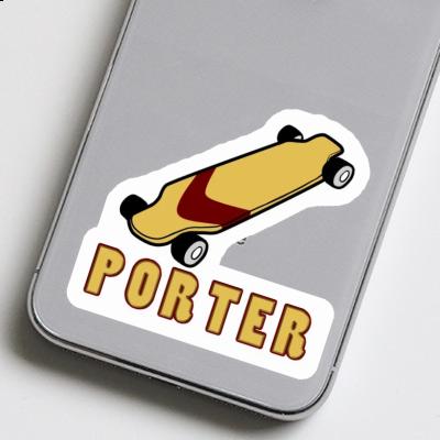 Porter Autocollant Longboard Laptop Image