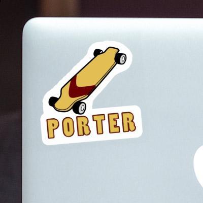 Porter Aufkleber Longboard  Laptop Image