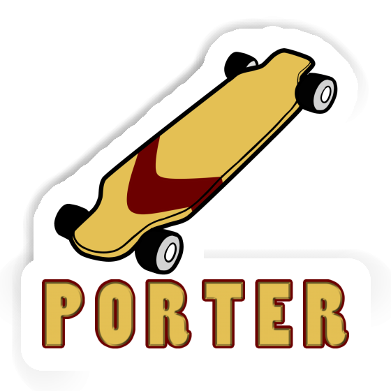 Sticker Porter Longboard Notebook Image