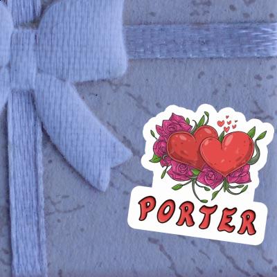 Symbole d'amour Autocollant Porter Gift package Image
