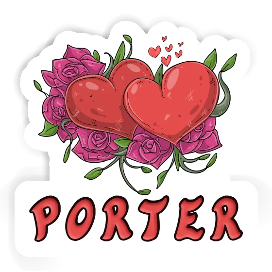 Symbole d'amour Autocollant Porter Image