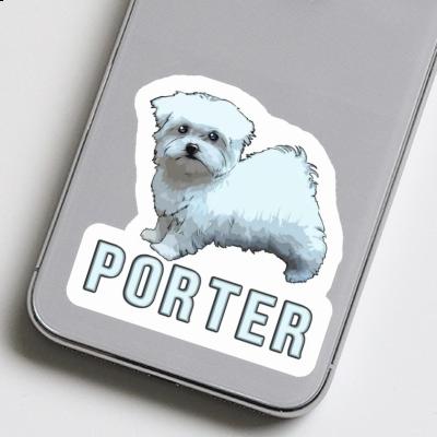 Porter Sticker Hündchen Notebook Image