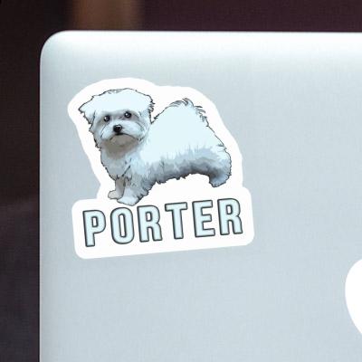 Porter Sticker Hündchen Laptop Image