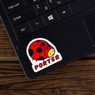 Porter Aufkleber Marienkäfer Laptop Image
