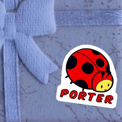 Porter Aufkleber Marienkäfer Image