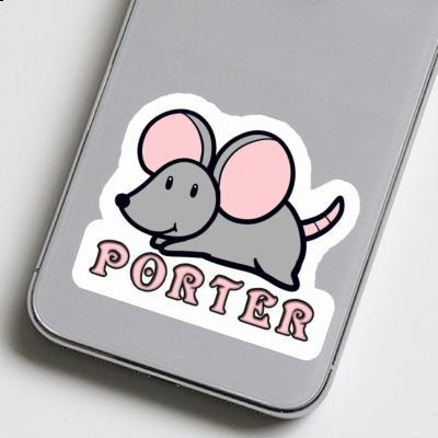 Porter Aufkleber Maus Image