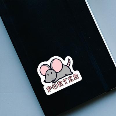 Porter Sticker Mouse Laptop Image