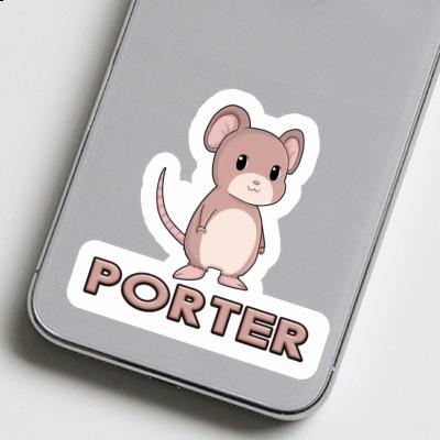 Porter Autocollant Souris Gift package Image