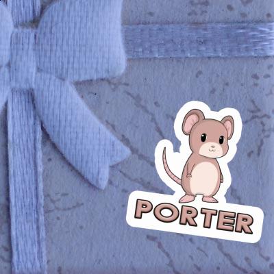 Porter Autocollant Souris Gift package Image