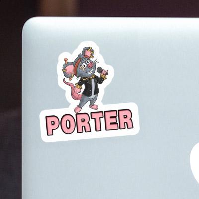 Sticker Porter Sängerin Notebook Image