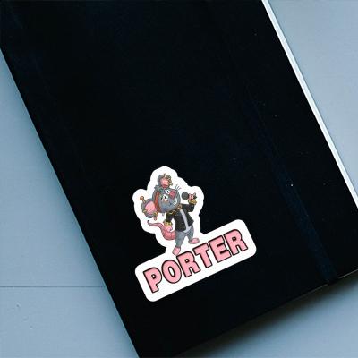 Sticker Porter Sängerin Gift package Image
