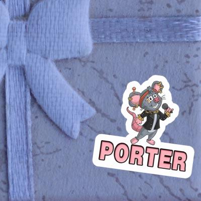 Sticker Porter Sängerin Gift package Image
