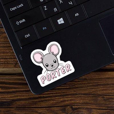 Sticker Mouse Porter Laptop Image
