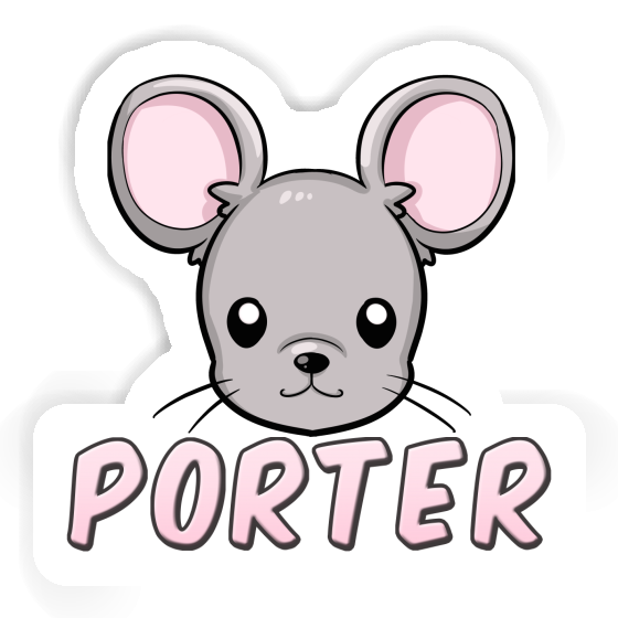 Sticker Mouse Porter Laptop Image