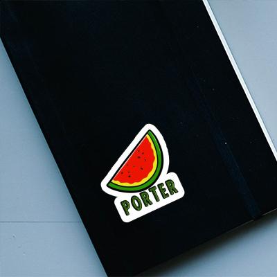 Porter Autocollant Pastèque Laptop Image