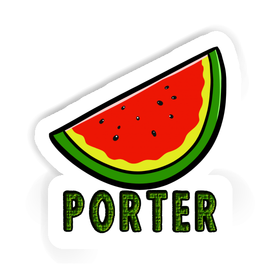 Melon Sticker Porter Notebook Image